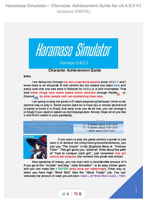 haramase simulator 2017|Achievement and Unlock Guide for ver.4.0.3 : .